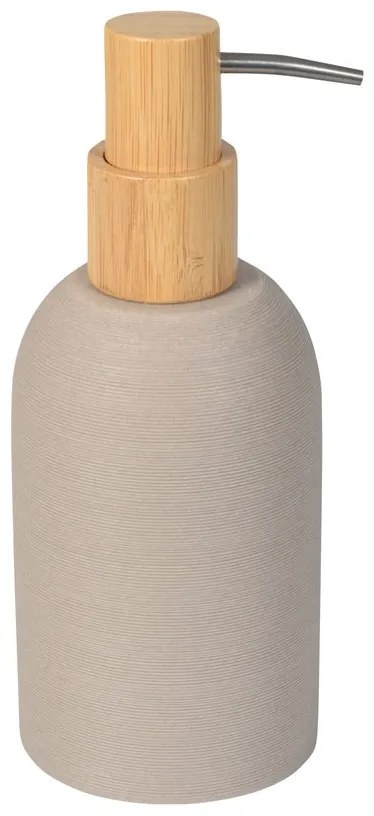 Sapho Sapho, RIKO dávkovač mydla na postavenie, béžová/bambus, 8575