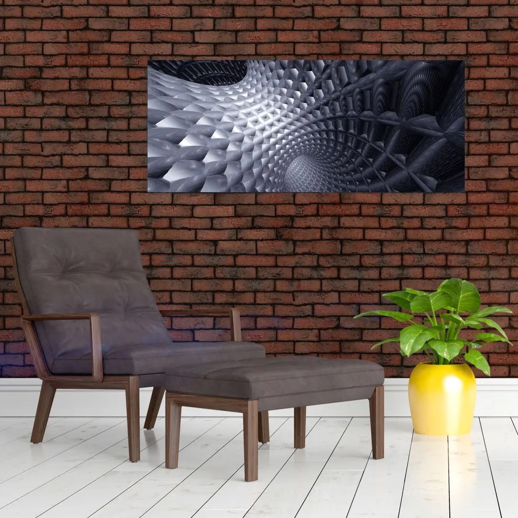 Obraz - Abstrakcia 3D (120x50 cm)