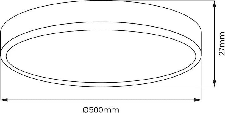 Stropné LED svietidlo Maq, 1x LED 40w, 3000-6500k, b