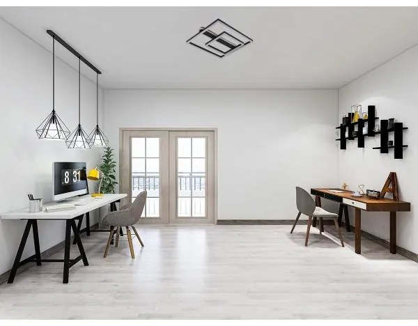 LED Stmievateľné stropné svietidlo LED/95W/230V 3000-6500K + diaľkové ovládanie