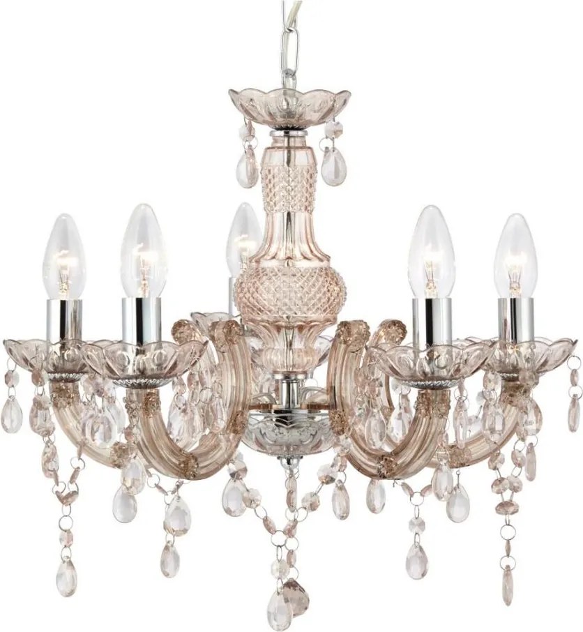 Searchlight - Luster na reťazi MARIE 5xE14/40W/230V