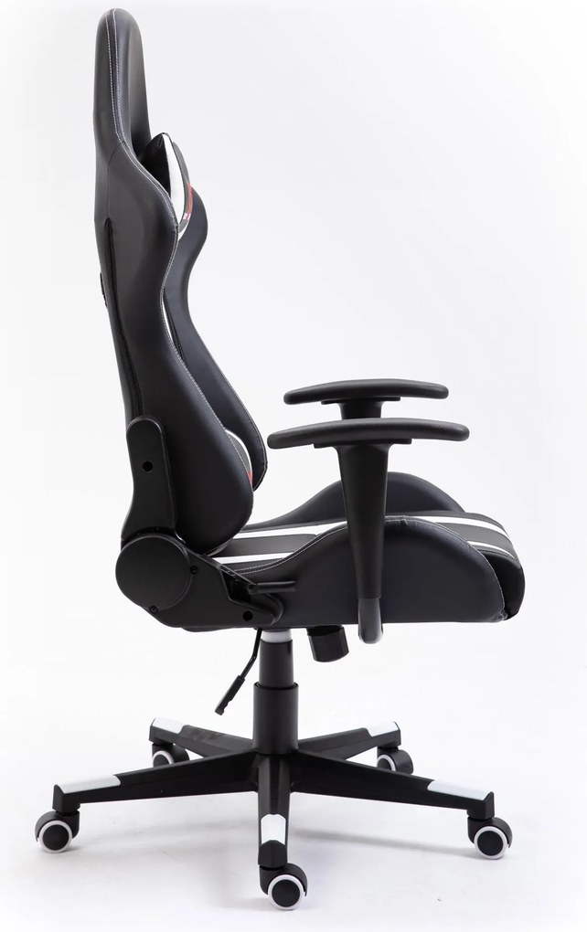 Herné kreslo F4G FG33 čierne/biele