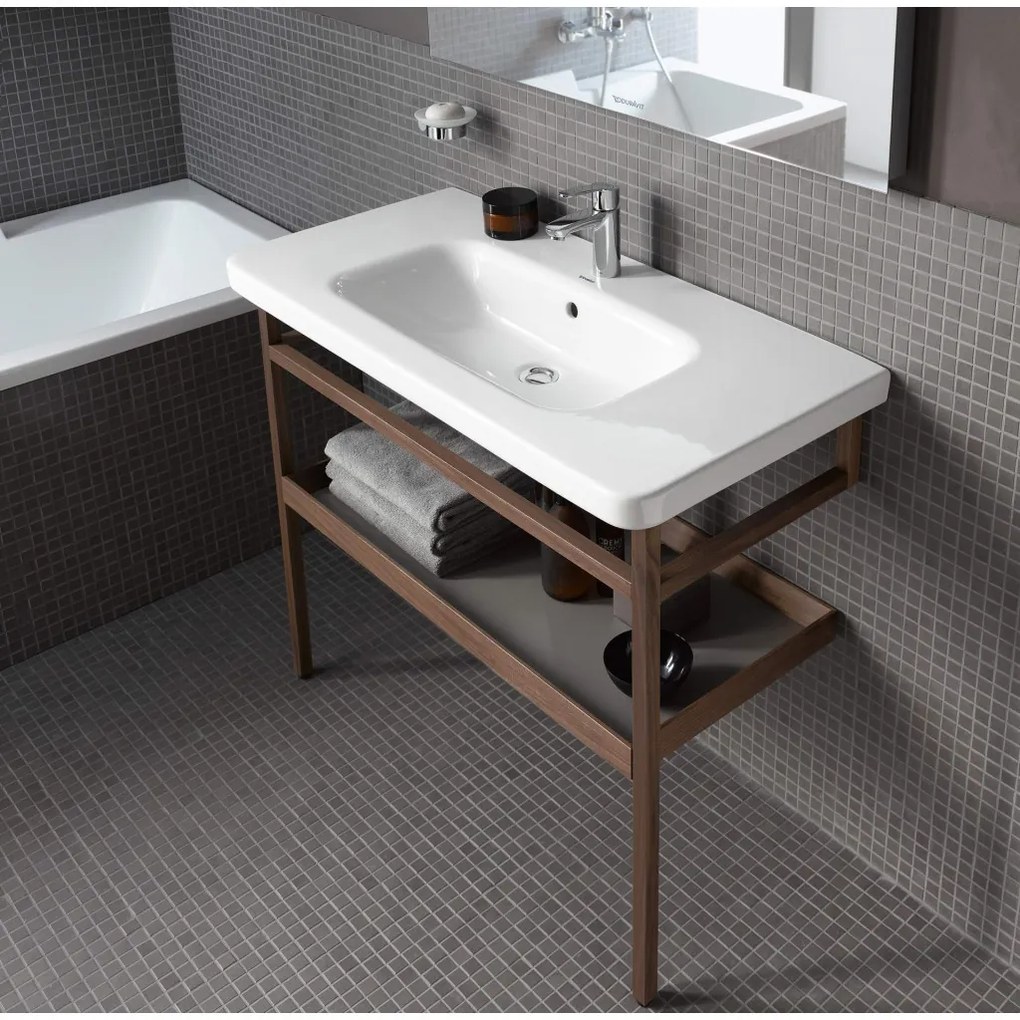 Duravit DuraStyle - Umývadlo do nábytku 800x480 mm, 1 otvor pre batériu prepichnutý, biela 2320800000