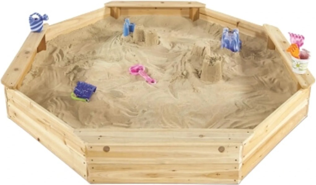 T-wood | Drevené pieskovisko osemhranné | 11640197