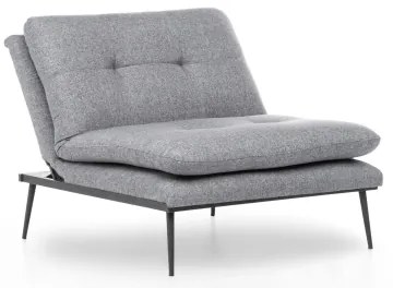 Rozkladacie kreslo SPEAKY sivé