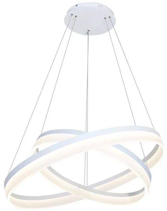 EUlight Závesné LED svietidlo Ring, 2x LED 60w, 4000k, w