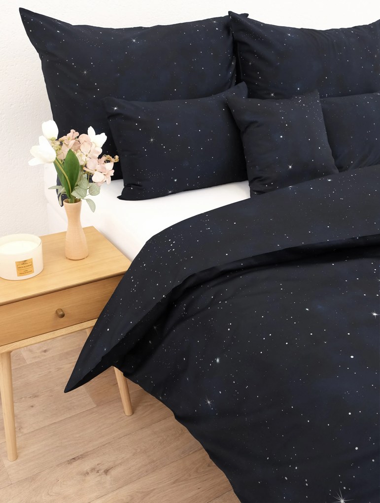 Saténové obliečky - Hviezdna obloha