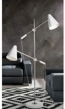 Škandinávska lampa Kaja biele