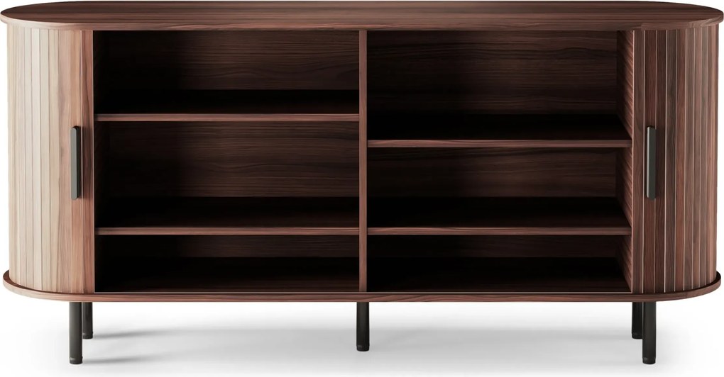 Komoda Gliss 160 cm orech tmavý