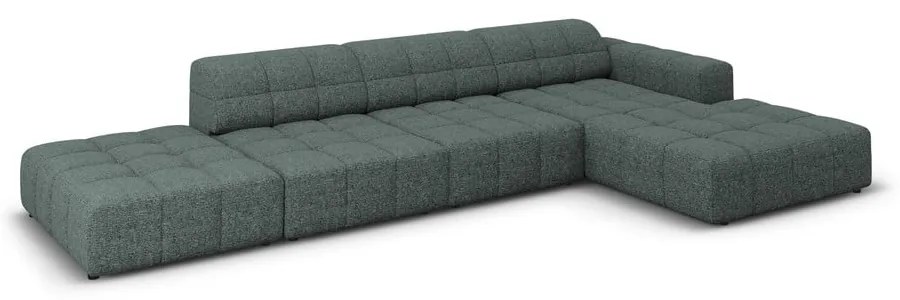 Tyrkysová rohová pohovka (pravý roh) Chicago – Cosmopolitan Design