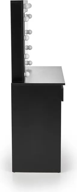 Toaletný stolík Hektor (čierna). Vlastná spoľahlivá doprava až k Vám domov. 1049314