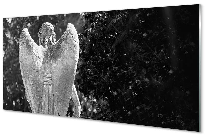 Obraz na akrylátovom skle Anjel krídla strom 140x70 cm
