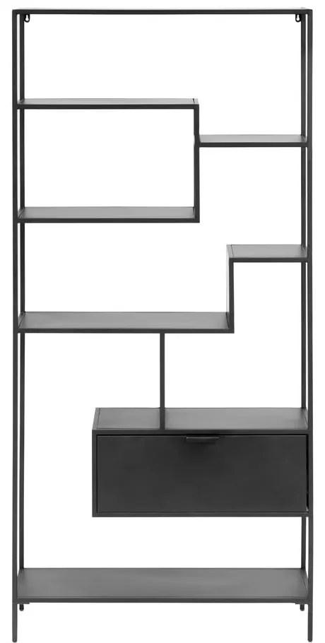 Čierna knižnica Kave Home Shantay