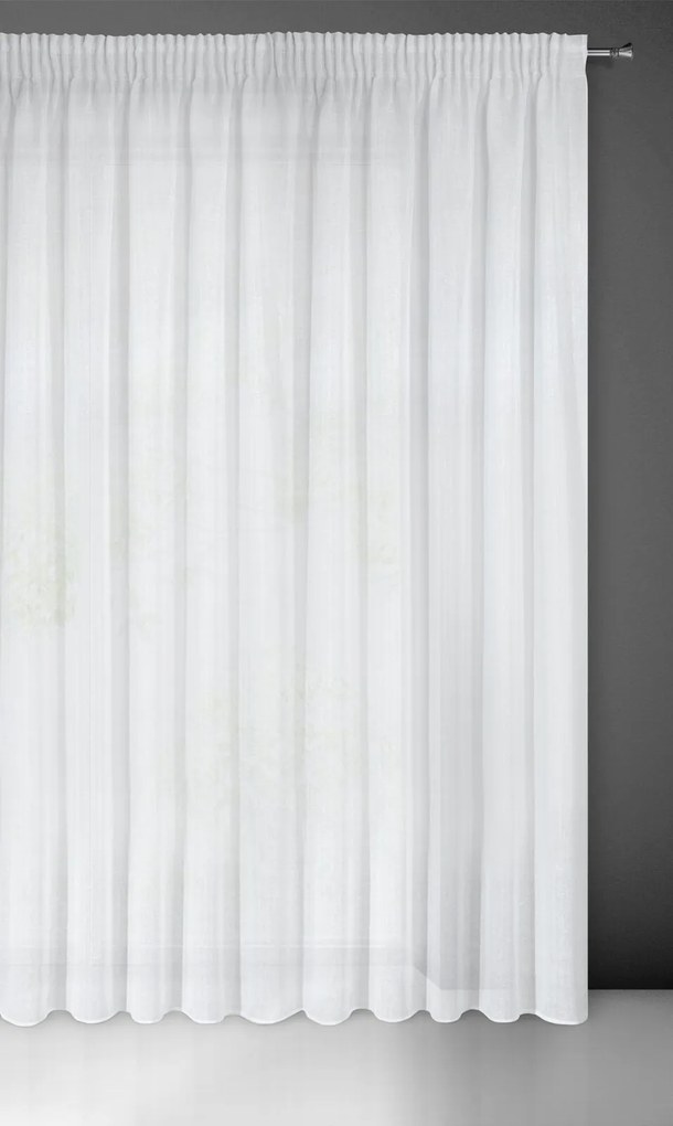 ZÁCLONA NA PÁSKE VIOLA 300X250 CM BIELA