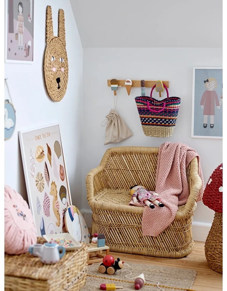 Nástenný detský vešiak z bukového dreva Zyon - Bloomingville Mini