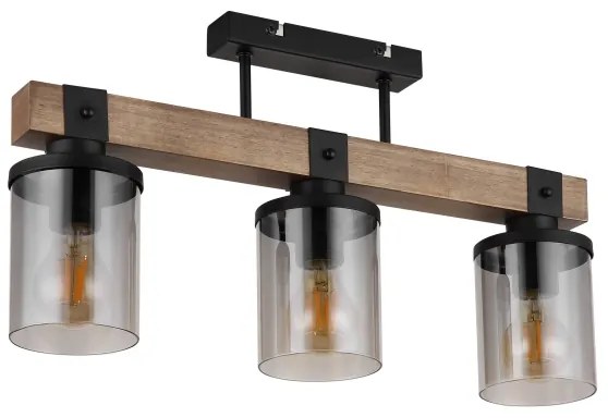 Globo 15555-3D - Prisadený luster LILA 3xE27/60W/230V