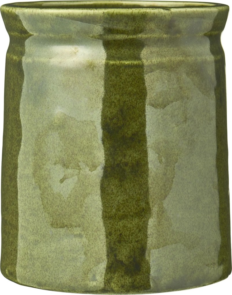 Ib Laursen Keramický obal na kvetináč Green 17 cm