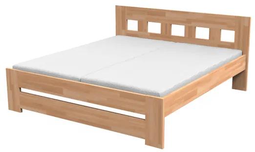 TEXPOL Manželská masívna posteľ JANA - 200 x 160 cm, Materiál: BUK prírodný