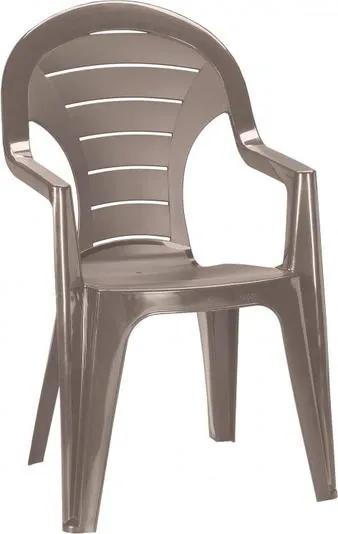 ALLIBERT BONAIRE záhradná stolička, 56 x 57 x 92 cm, cappuccino 17180277