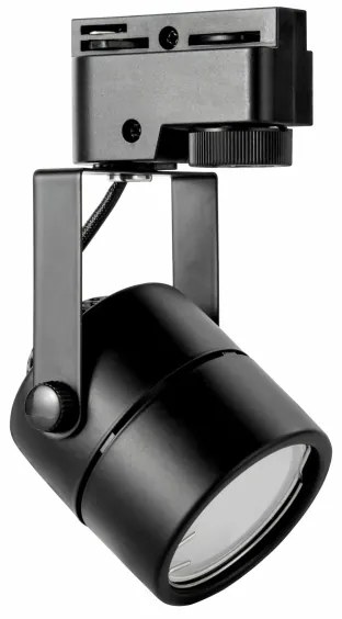 Bodové svietidlo v lištovom systéme PRAHA 3xGU10/10W/230V čierna