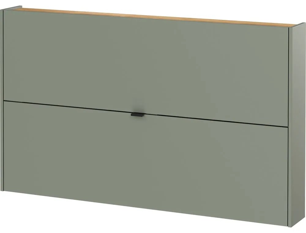 Zeleno-sivá výklopná skrinka na topánky Ameca – Germania