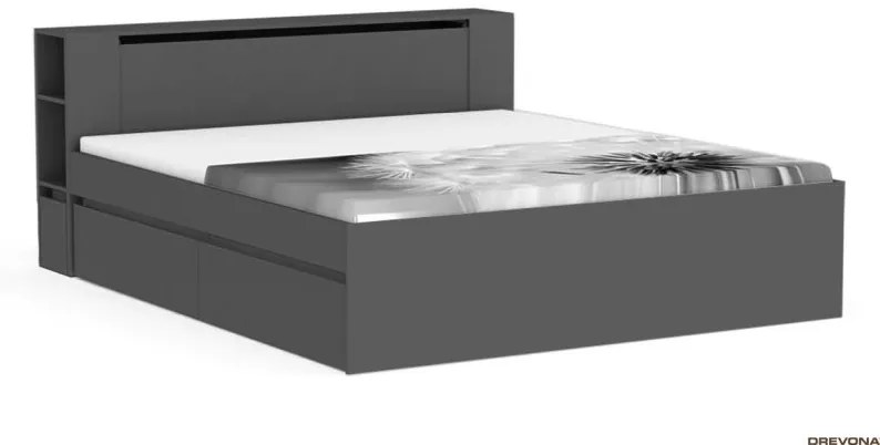 Drevona, posteľ, REA AMY 180, buk