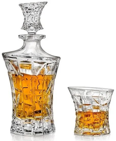 Crystal Bohemia PATRIOT Whisky Set (1 + 6)
