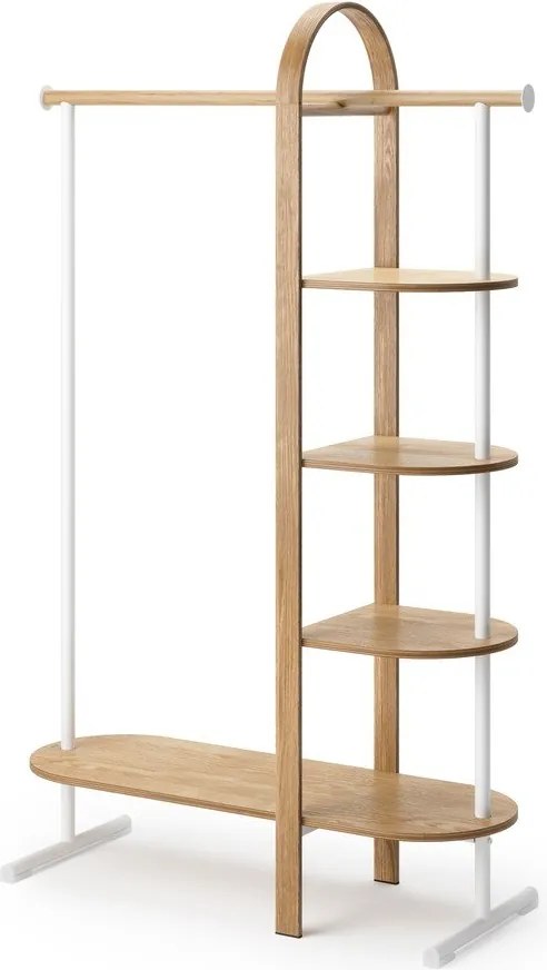 Biela prírodná predsieňová zostava z eukalyptového dreva Bellwood - Umbra