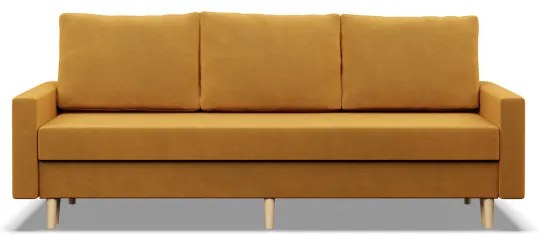 Trojmiestna rozkladacia sedačka BLANK Elegant žltá