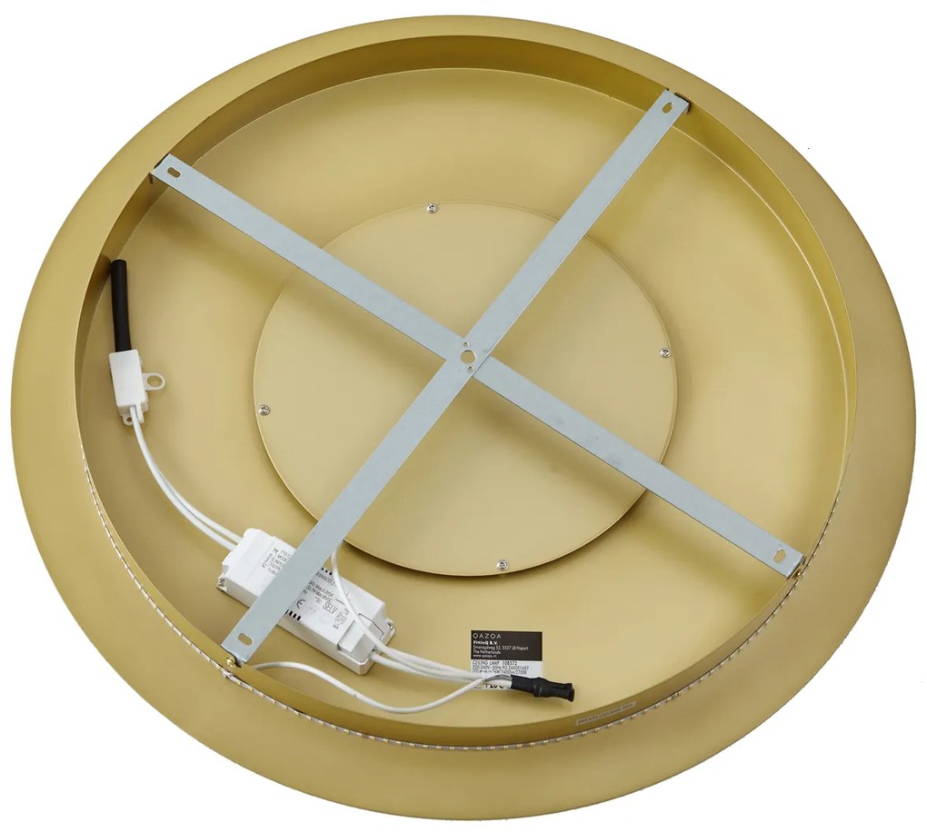 Moderné stropné svietidlo zlaté 60 cm vrátane LED s 3-stupňovým stmievaním - Morning