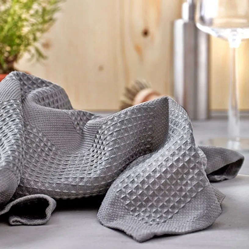 HITEKO (Smart microfiber system) Utierka na riad a sklo, extra mäkká a savá, bez šmúh PRAKTIK, mix farieb 60x40