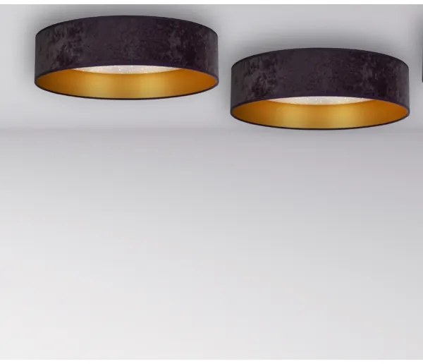 Brilagi - LED Stropné svietidlo VELVET STAR LED/24W/230V pr. 40 cm šedá/zlatá