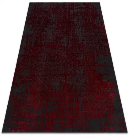 Moderný koberec VINCI 1409 Ornament vintage - Štrukturálny Červená Veľkosť: 80x150 cm