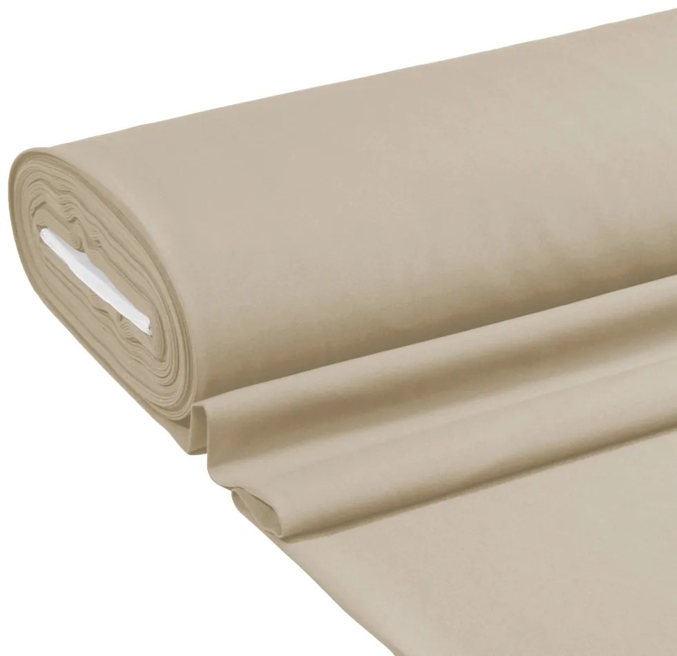 Dekoračná jednofarebná látka Rongo RG-077 Latte - šírka 150 cm