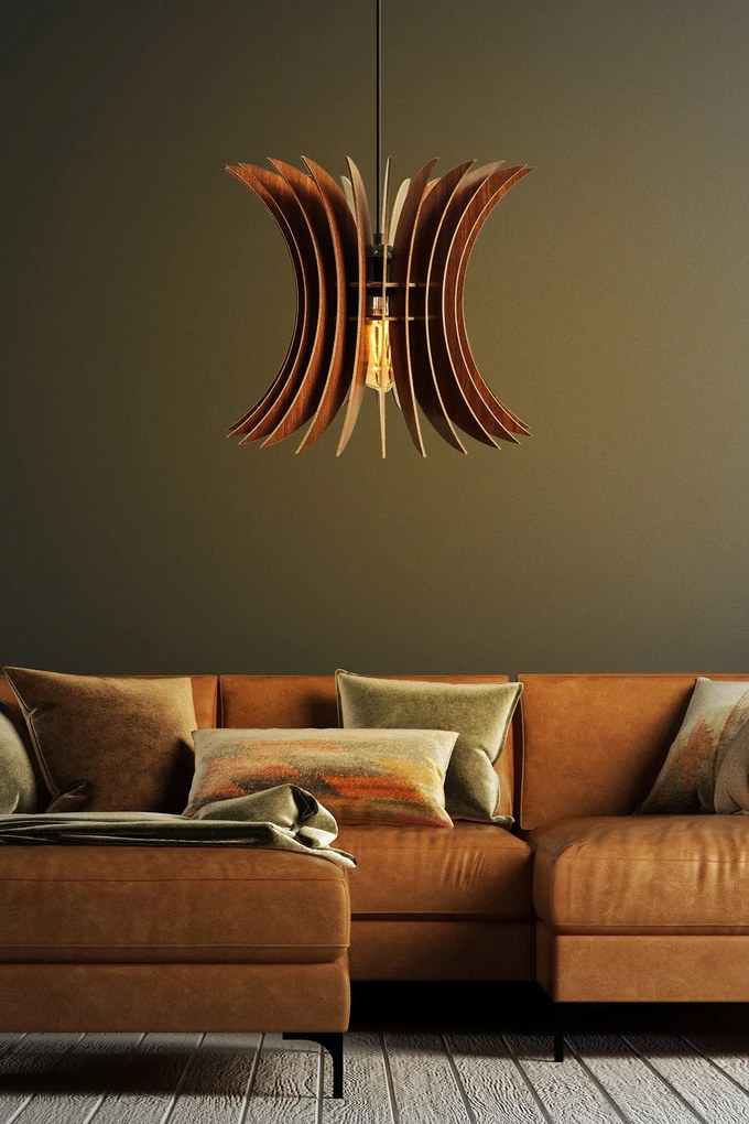 Stropné svietidlo Waty orech