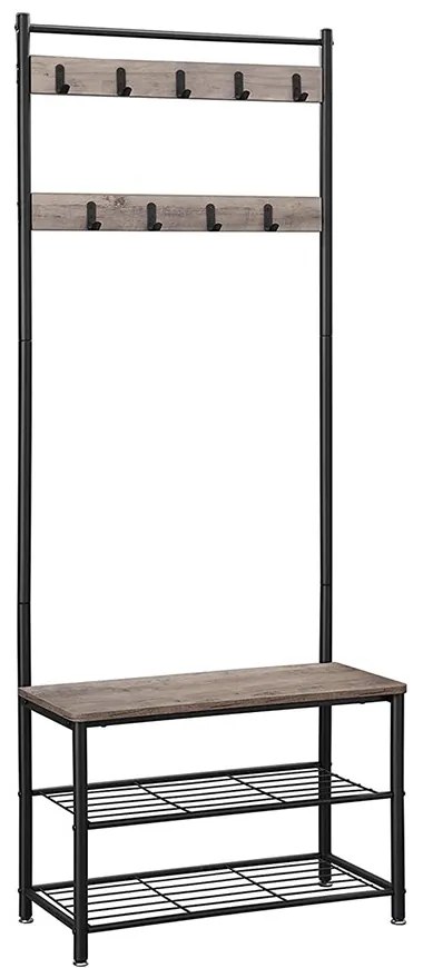 Predsieňová stena s vešiakom a stojanom na oblečenie