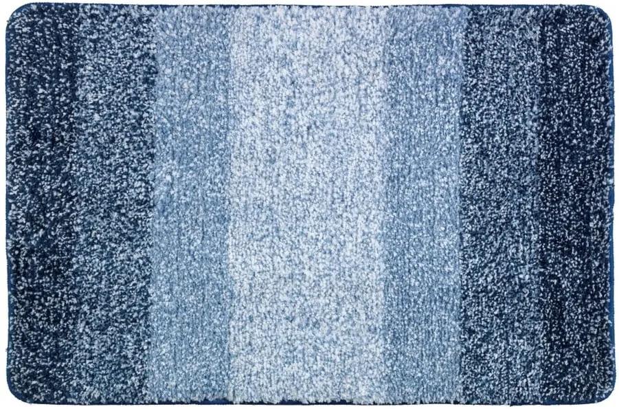 Modrá kúpeľňová predložka Wenko Luso, 60 x 90 cm