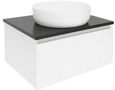 Kúpeľňová skrinka pod umývadlo SAT Evolution 58x30x44,8 cm biela matná SATEVO60WMTK