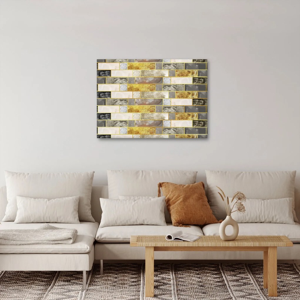 Obraz - Dekor s textúrami (70x50 cm)