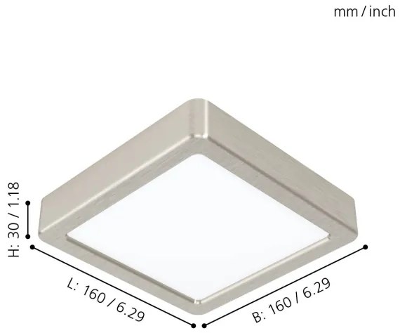 Eglo 99252 - LED stropné svietidlo FUEVA 5 LED/10,5W/230V