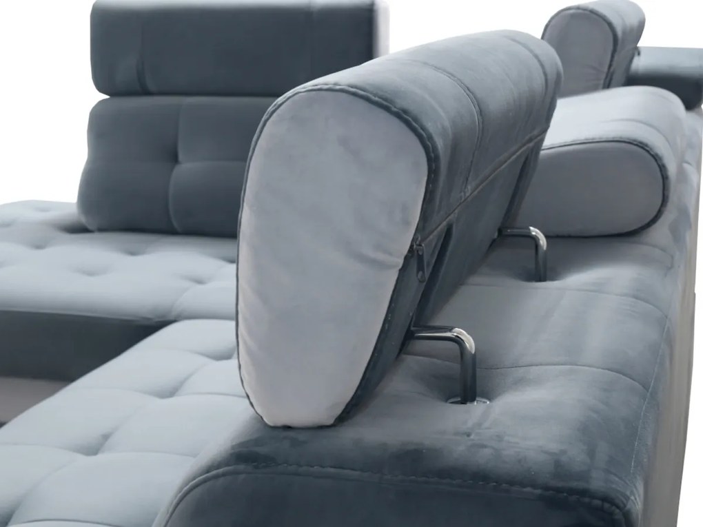 Rohová sedačka 240x165 Moderný rozkladací opierky hlavy Konžský kontajner RBN02