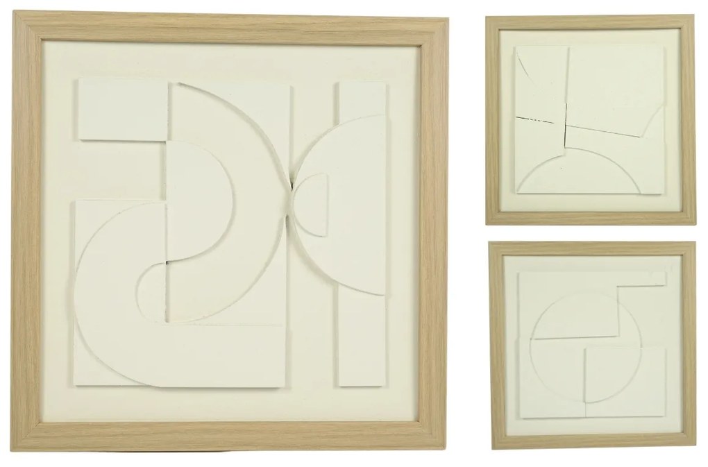 Abstraktné 3D obraz MOSAIC, 38x38 cm - rôzne druhy