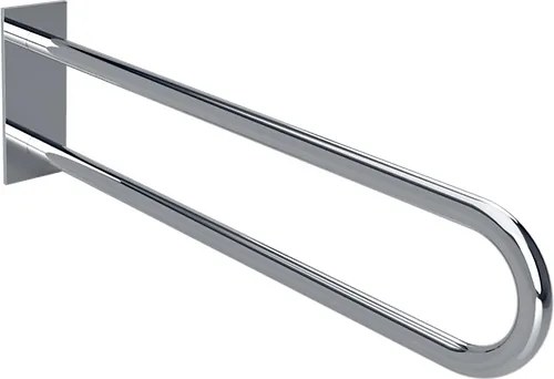 Bemeta Design HELP: Madlo, 900 mm, v tvare U, s krytkou, nerez, lesk - 301707331