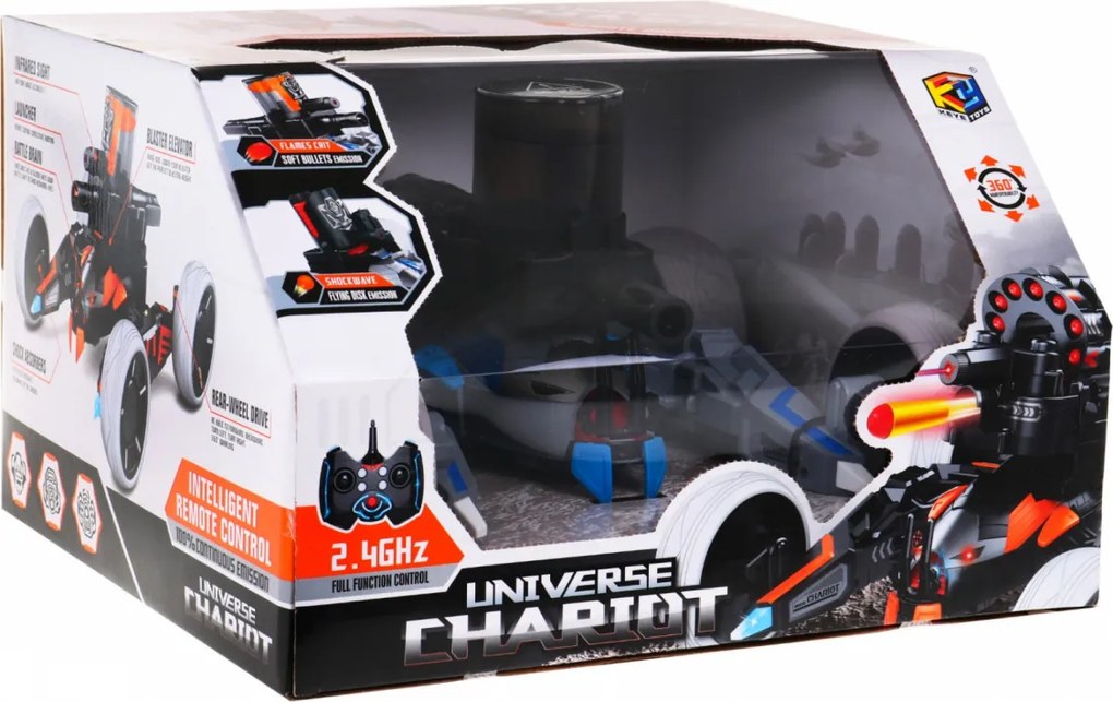 Ramiz Preliezačka s funkciou streľby pre deti 5+ Boj na terče + 150 žltých nábojov