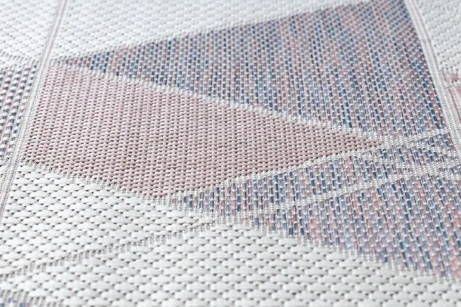 Koberec SIZAL SION Geometric 3006 ecru/rúž