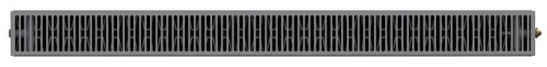 Mexen, Panelový radiátor Mexen Line CVL22 600 x 1600 mm, spodné pripojenie, 2532 W, antracit - W622L-060-160-66