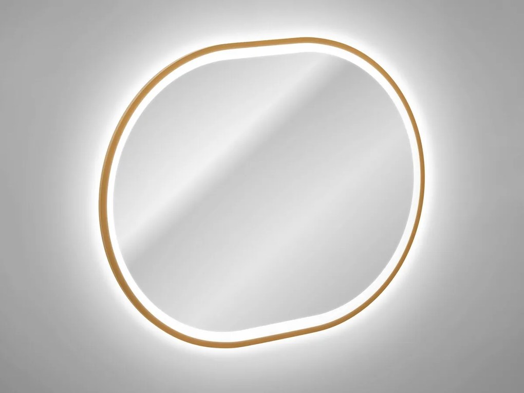 LED zrkadlo APOLLO 2 90x70 cm