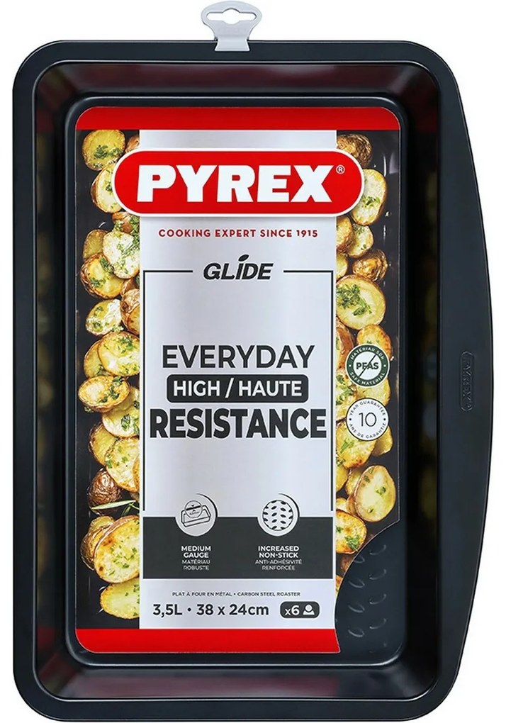 Pyrex Plech na pečenie hlboký Glide 38 x 24 cm, L