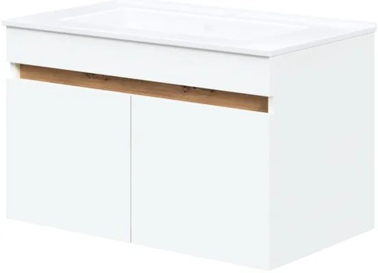 Skrinka pod umývadlo Puresa 80 cm, biela