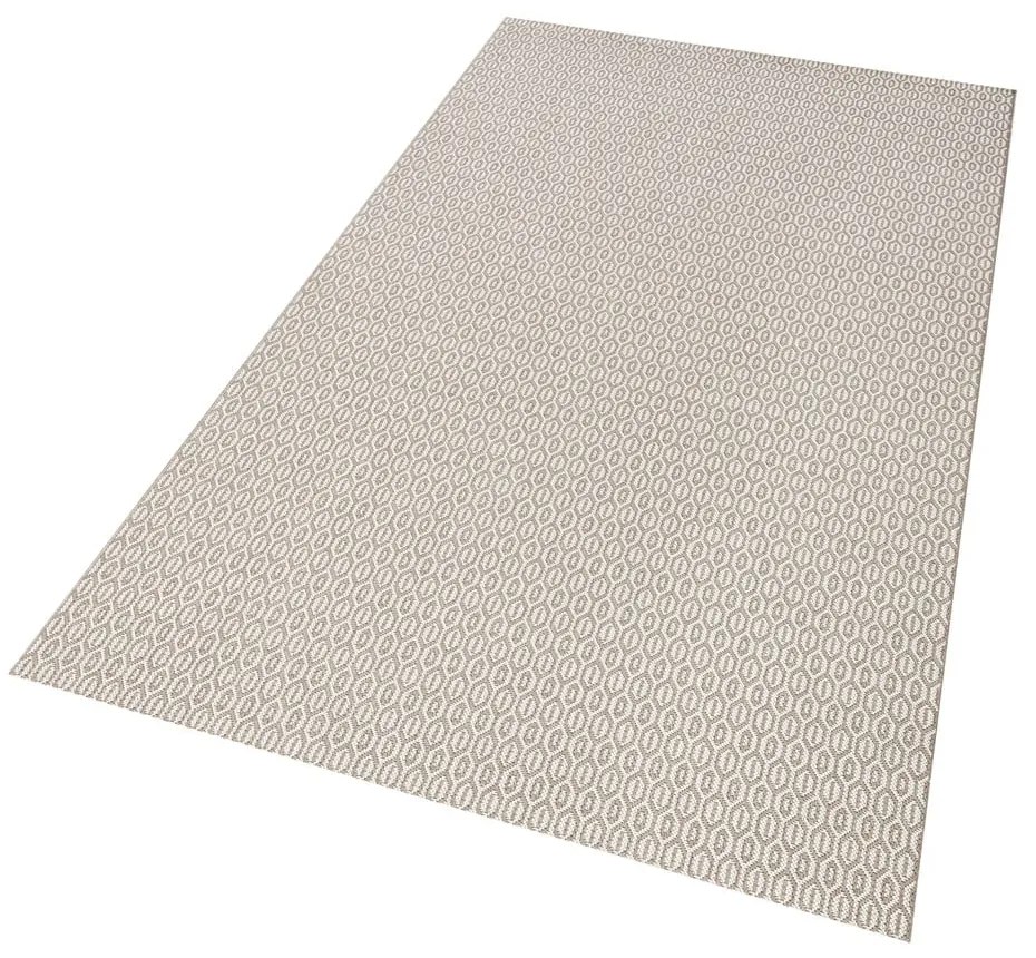 Sivý vonkajší koberec NORTHRUGS Coin, 80 x 150 cm